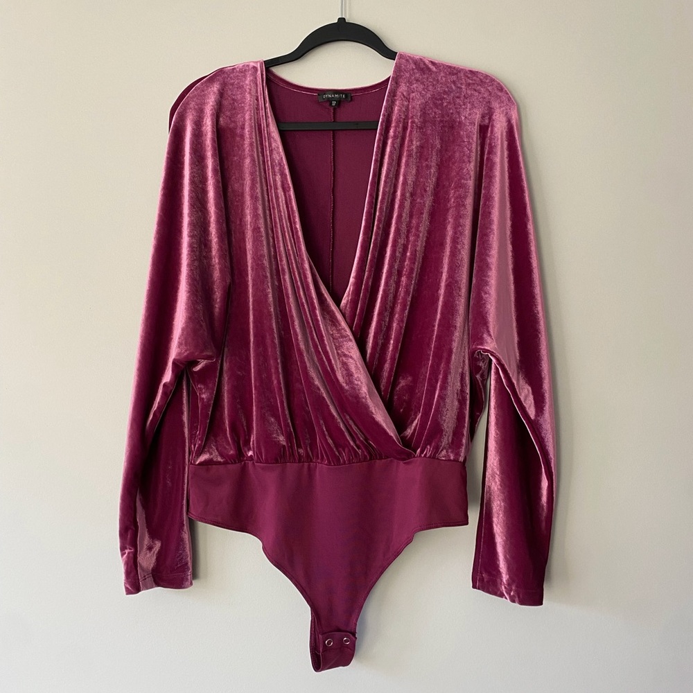 VELOUR L/S BODYSUIT